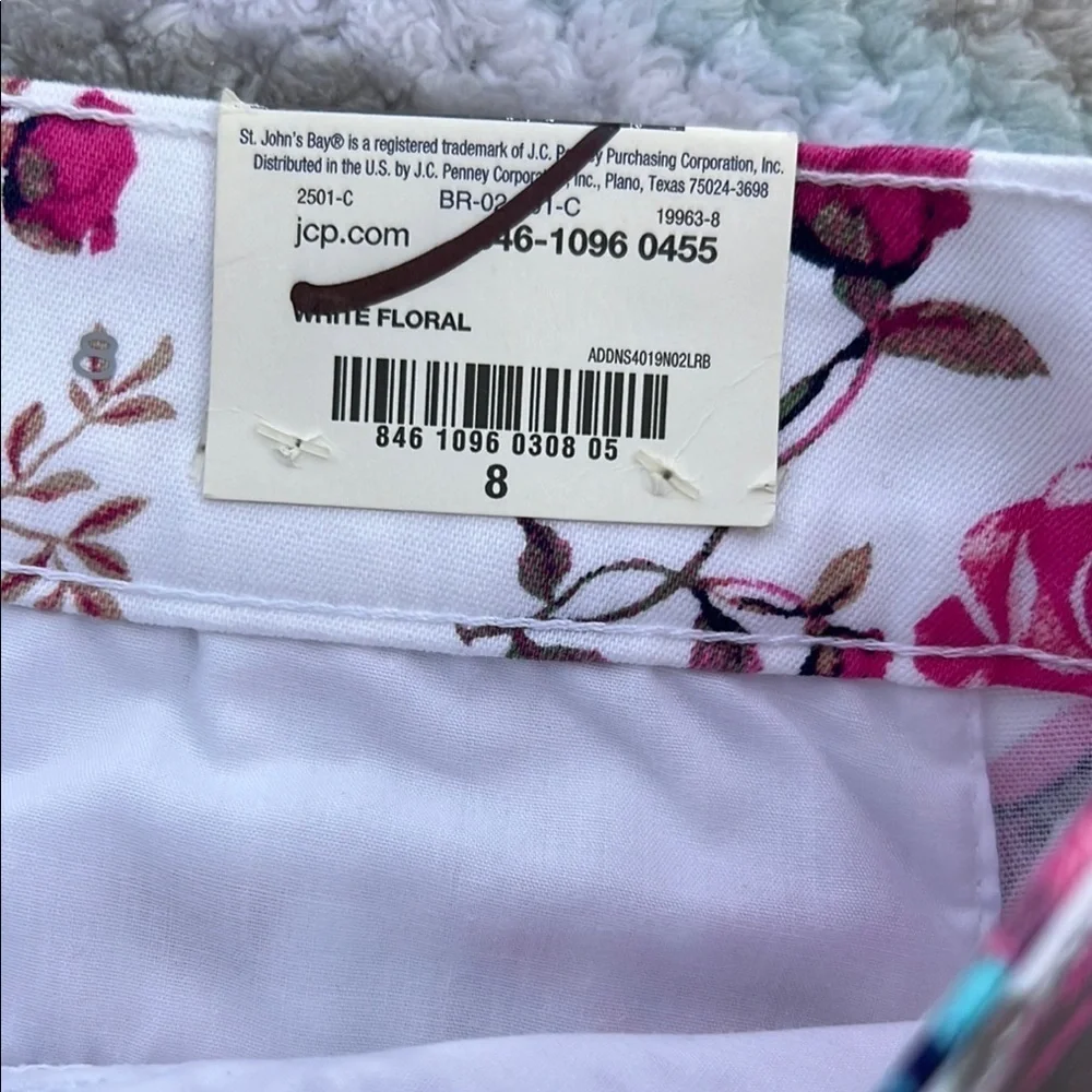 Floral Kids Bottoms - Pink and White